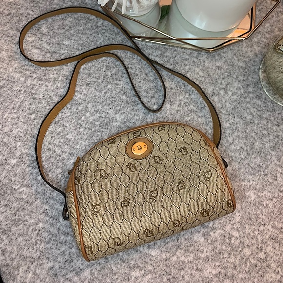 Christian Dior Honeycomb Shoulder Bag vintage PVC - Picture 3 of 14